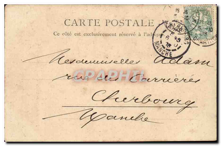 Porte de la Grande Cloche — Bordeaux — R. & J. D. 1089 hin — Verso