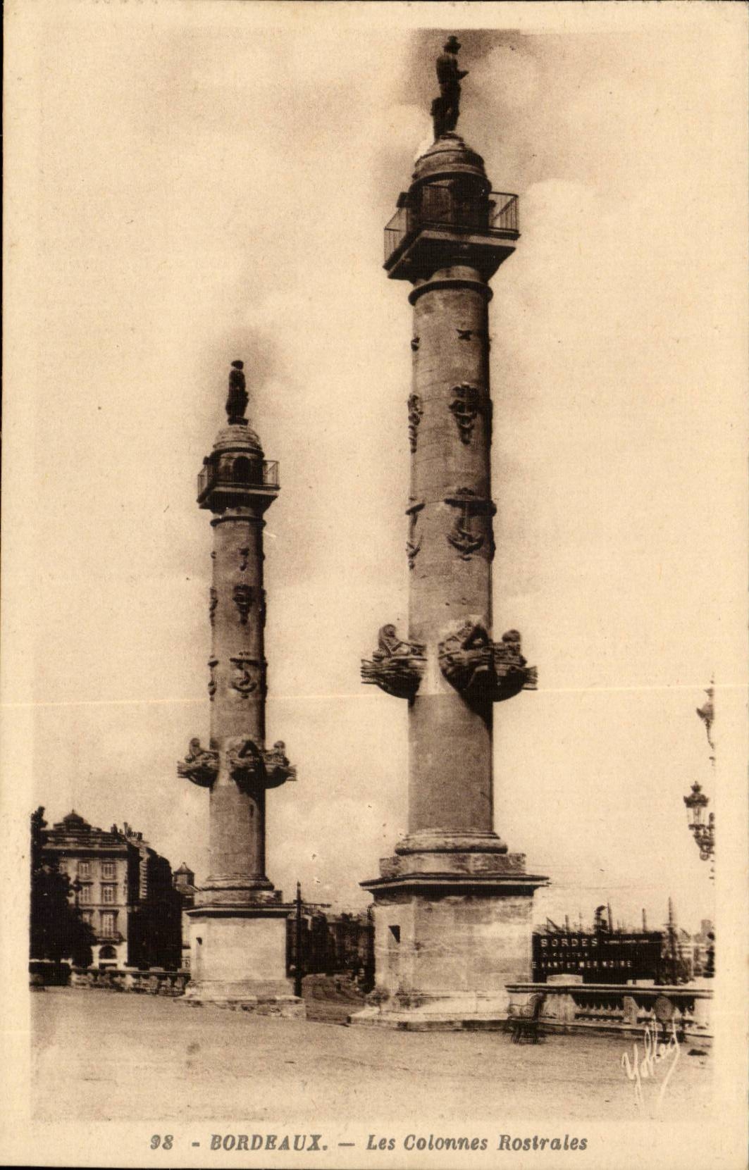 Bordeaux — Les Colonnes Rostrales — Bordes & Cie, Éditeur n°98