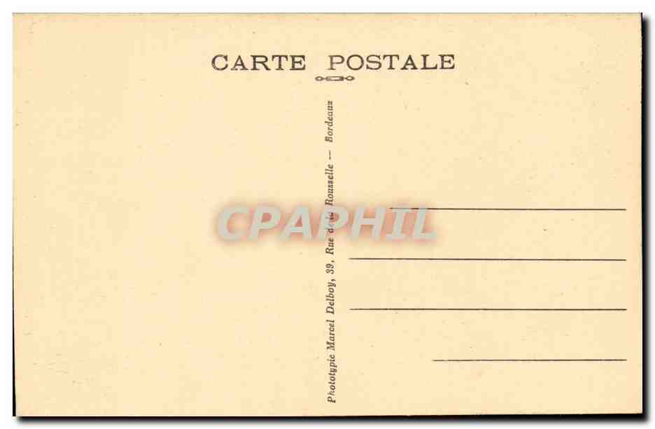 Bordeaux — Les Colonnes Rostrales — Bordes & Cie, Éditeur n°98 — Verso