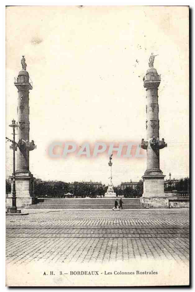 Bordeaux - Les Colonnes Rostrales - CPA 