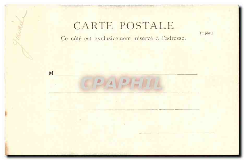 Porte de la Grosse-Cloche — Bordeaux — R. & J. D. n° 10480 h — Verso