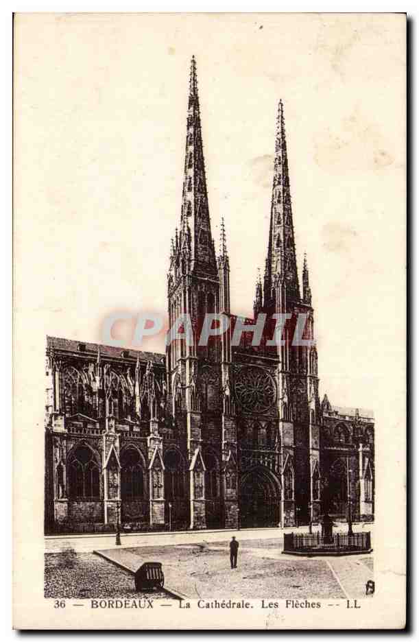 Bordeaux — Die Kathedrale. Die Türme — I.L. n°36