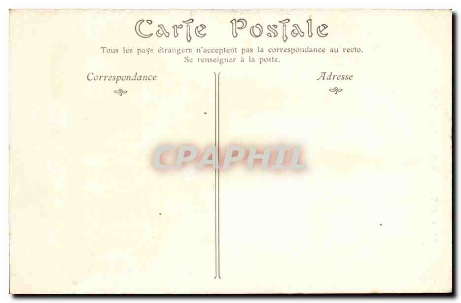 Bordeaux - Eglise saint Andre Portail Nord- CPA  — Verso