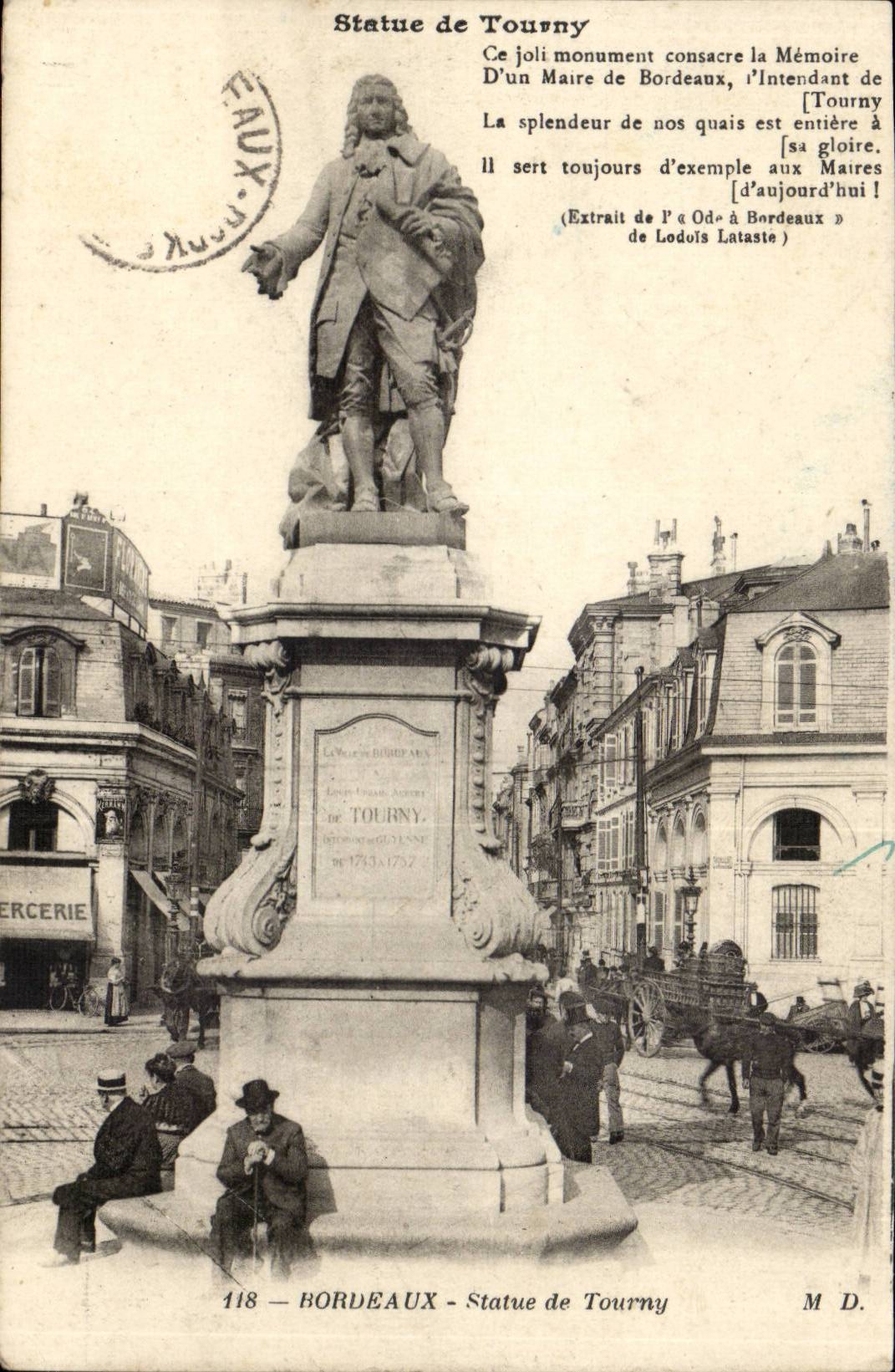 Bordeaux — Statue de Tourny — M.D. n°118