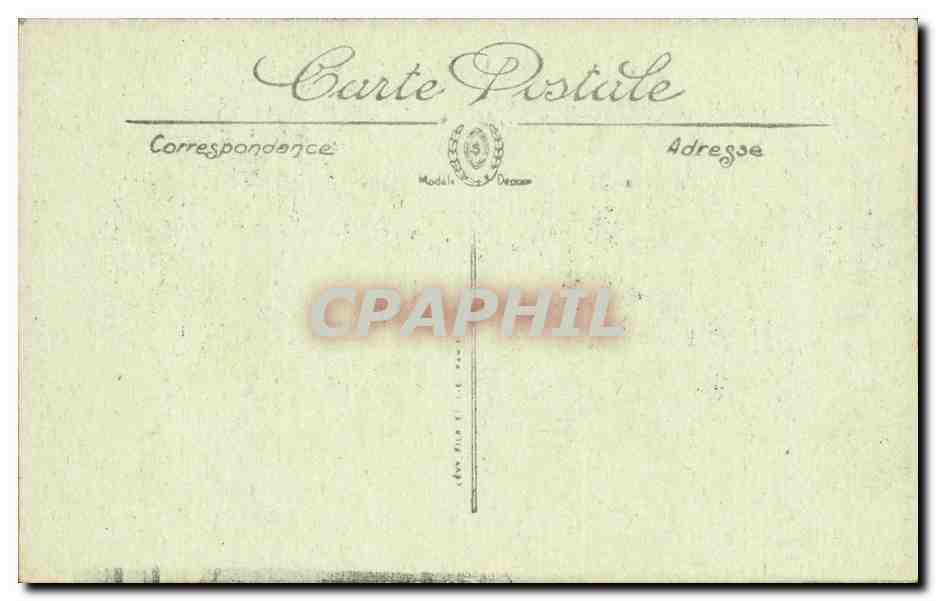 Bordeaux - Le Monument de Gambetta - CPA  — Verso