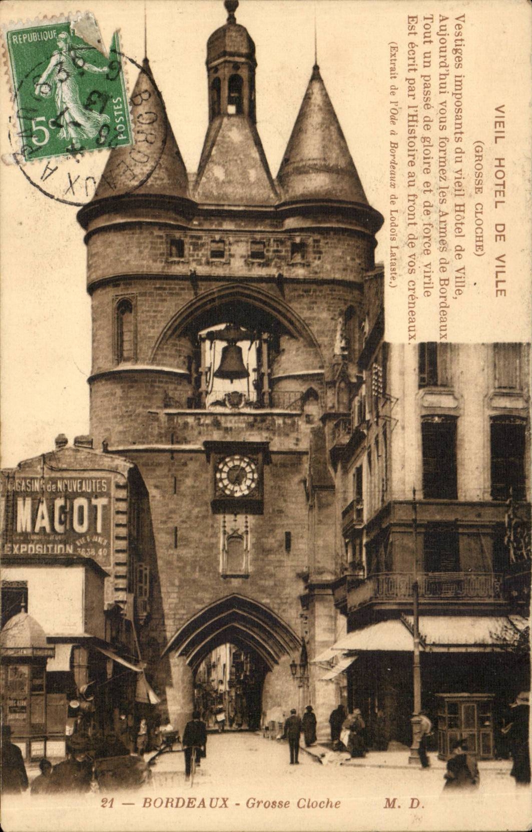 Bordeaux - La Grosse Cloche - CPA 