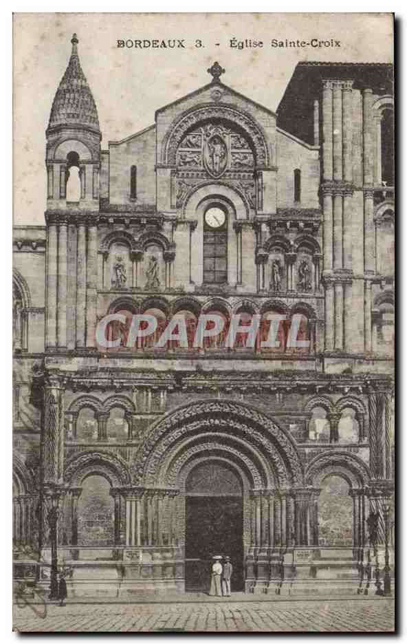 Bordeaux - Eglise Sainte Croix - CPA 
