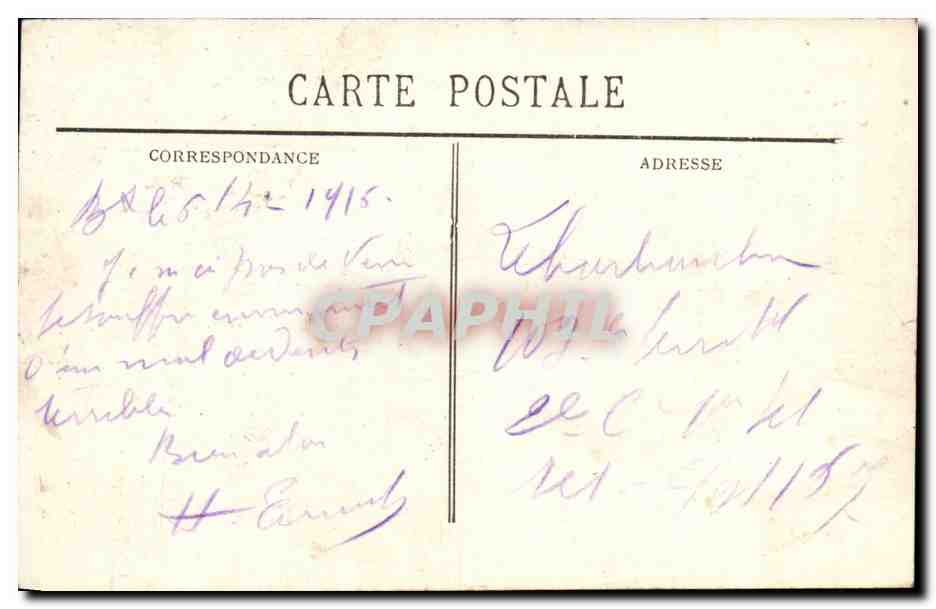 Bordeaux — Église Notre-Dame-SVI — éditeur SVI, n° 27 — Verso