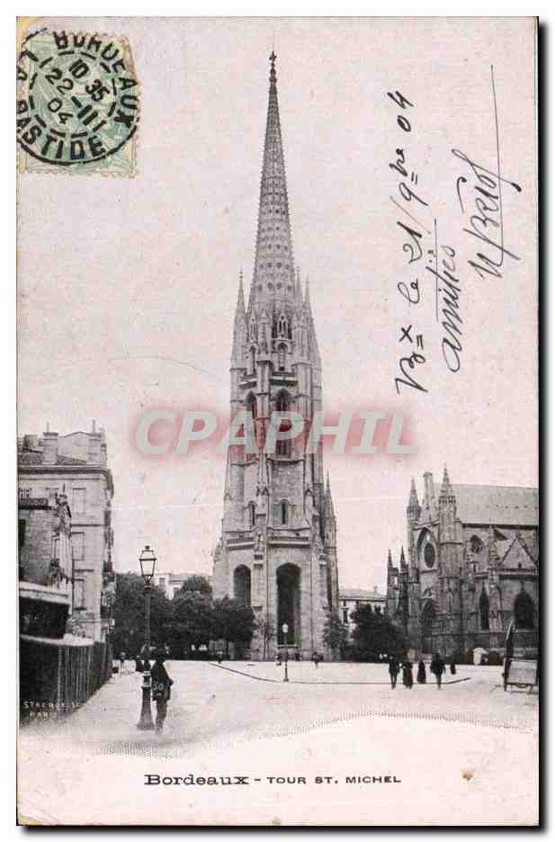 Bordeaux - Tour St Michel - CPA 