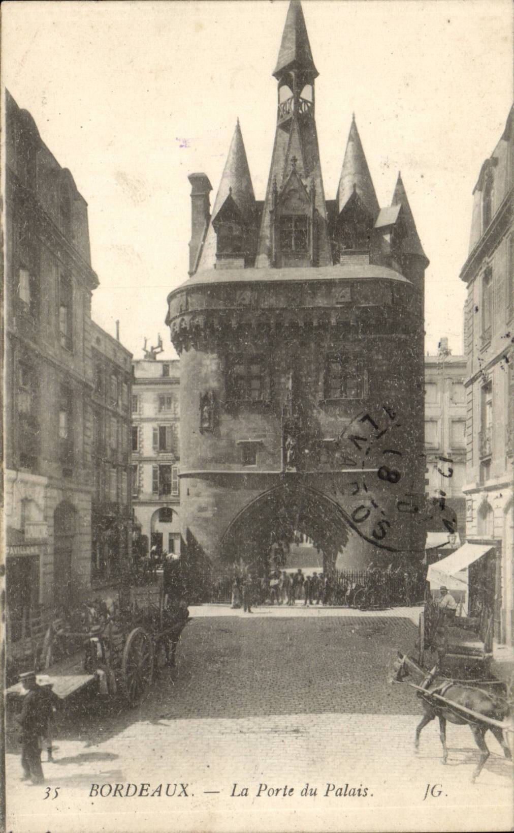 Bordeaux - La Porte Du Palais- CPA 