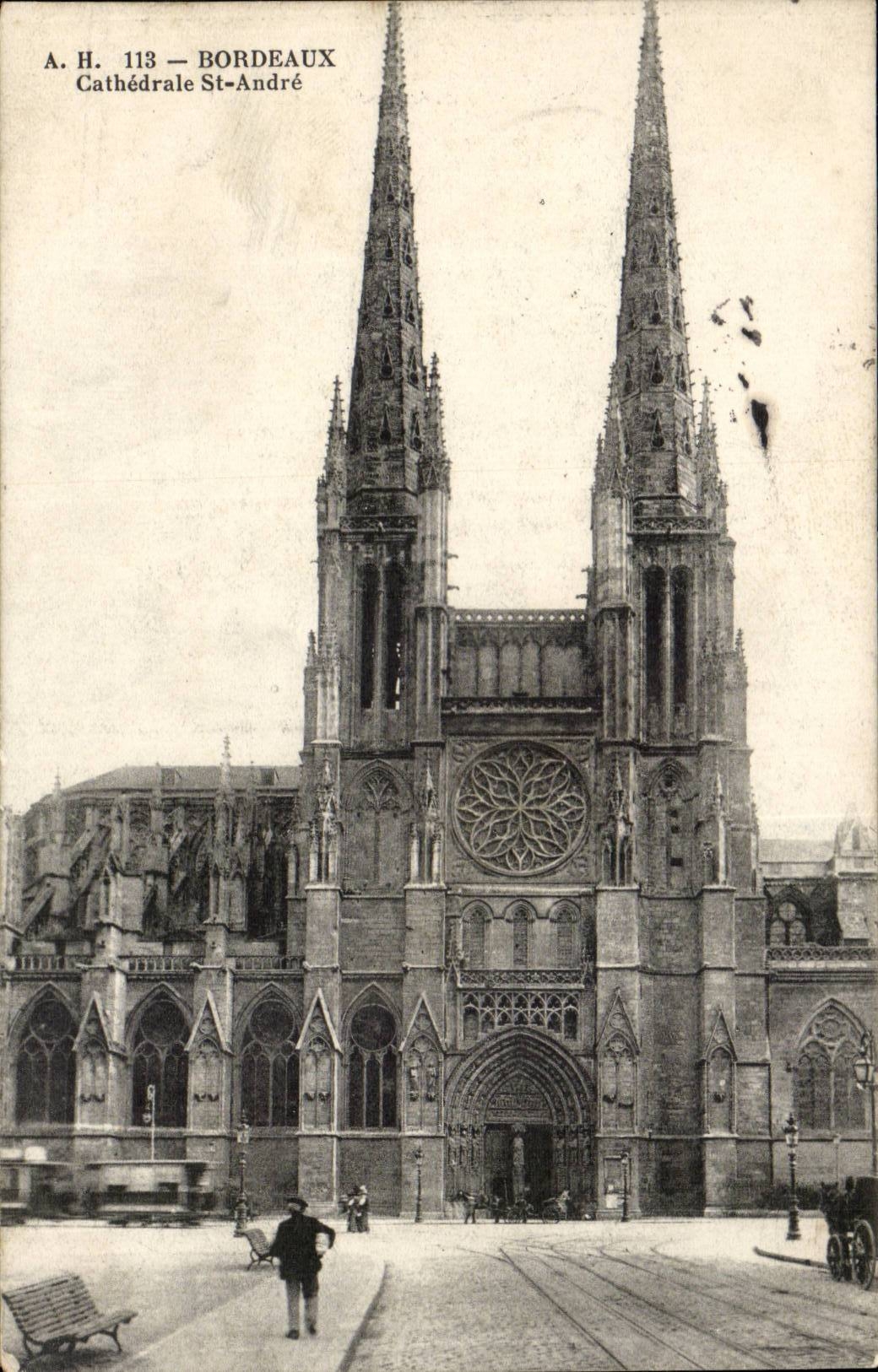 Bordeaux - cathedrale St Andre - CPA 
