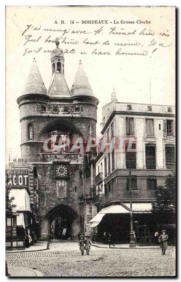 Bordeaux - La Grosse Cloche - CPA 