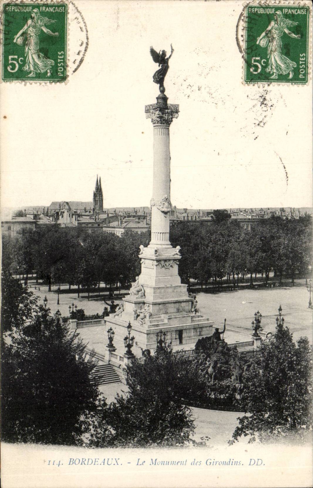 Bordeaux - Le Monument des Girondins - DD. n°114