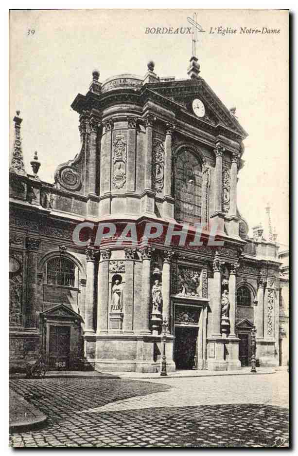 Bordeaux - Eglise Notre Dame - CPA 