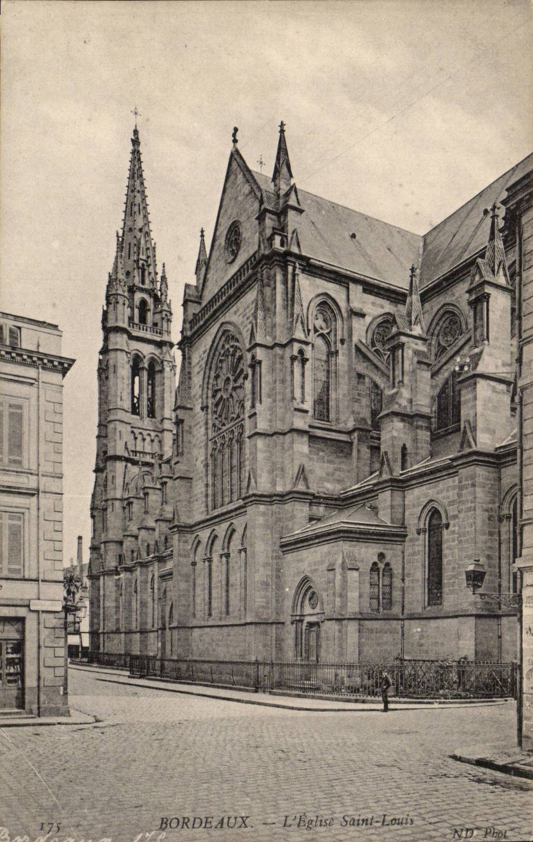 Bordeaux — L'Église Saint-Louis — ND Phot, n° 175