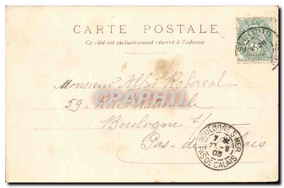 Saint-Cloud — Vue Générale — Éditeur Lamy, n° 229 — Reverso