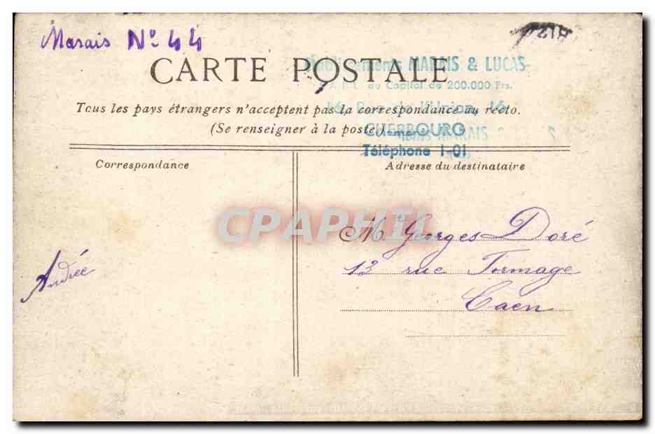 Saint Cloud CPA la Farnce couronnant l'art et l'industrie par Helias Robert — Back