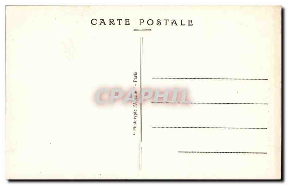 Saint Cloud CPA L'eglise — Rückseite