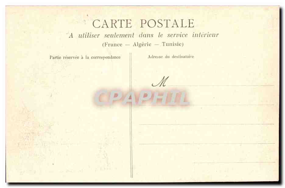 Nantes CPA Inondations de fevreir 1904 Quai des Tanneurs — Rückseite