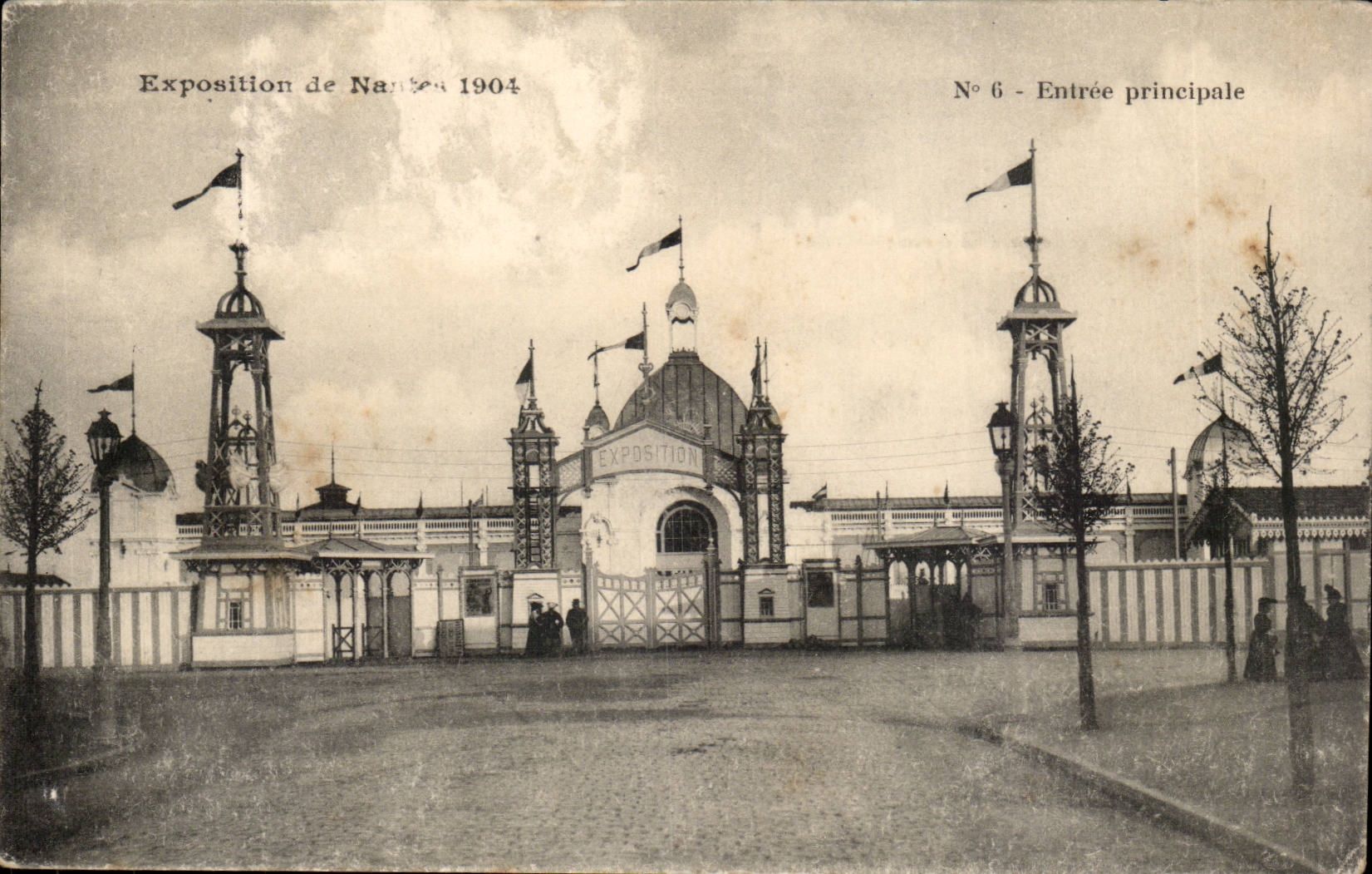 Nantes CPA Exposition de Nantes 1904 Entree principale
