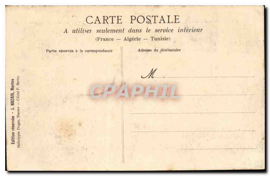 Nantes CPA Exposition de Nantes 1904 Entree principale — Rückseite