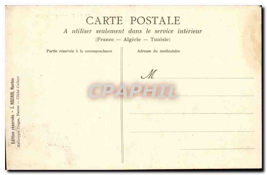 Entrée principale — Exposition de Nantes 1904 — Édition Héloïtype Dugas, Nantes — Rückseite