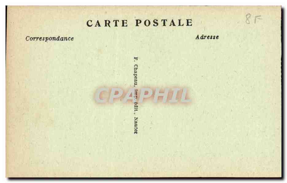 NANTES — Pont Transbordeur pris en aval — F. Chapeau, impr. édit., Nantes — Rückseite