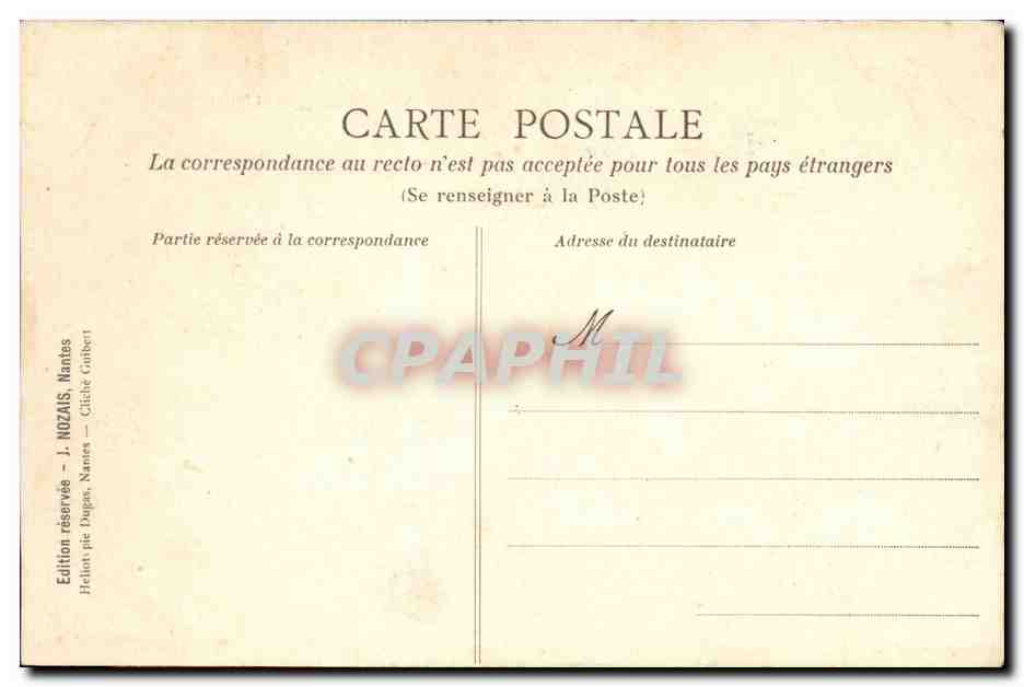 Nantes CPA Exposition internationale de 1904 Water toboggan L'atterrissage — Rückseite