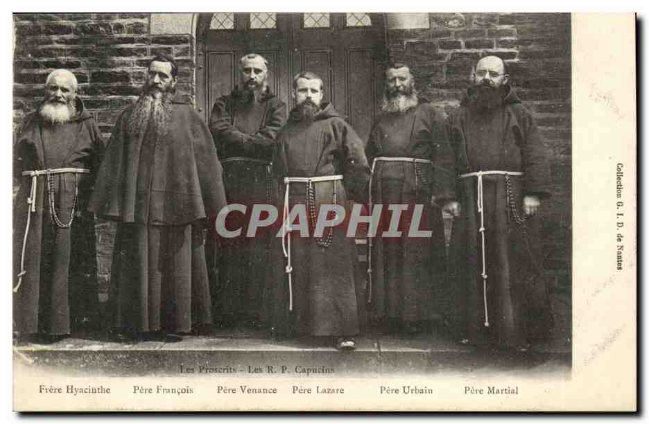 Les Proscrits - Les R. P. Capucins — Collection G. L. D. de Nantes