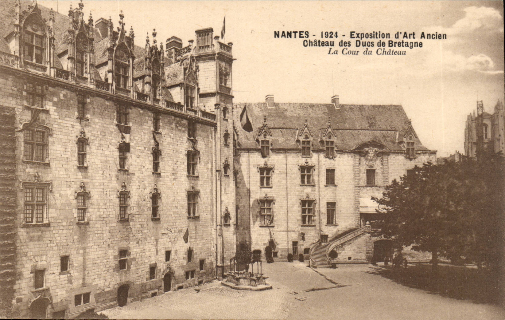 Nantes CPA Exposition d'art ancien Chateau des ducs de Bretagne