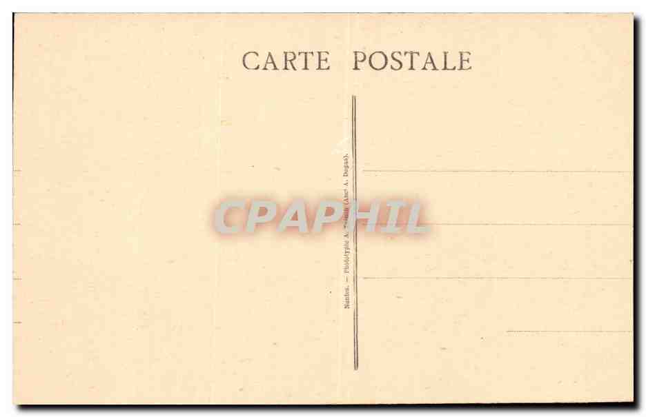 Nantes CPA Exposition d'art ancien Chateau des ducs de Bretagne — Verso