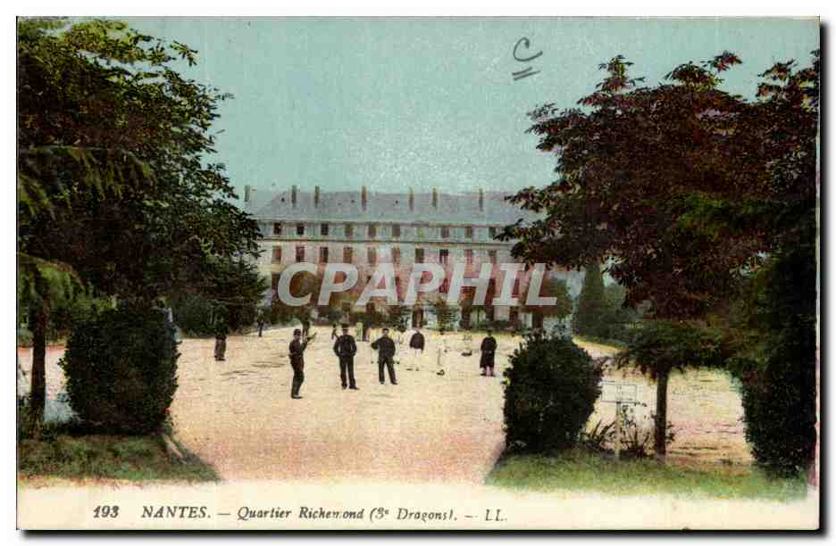 Nantes CPA Quartier Richemont (3eme Dragons)