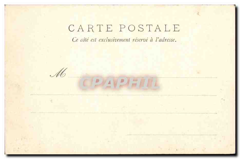 Nantes CPA Le chateau de la duchesse Anne — Verso