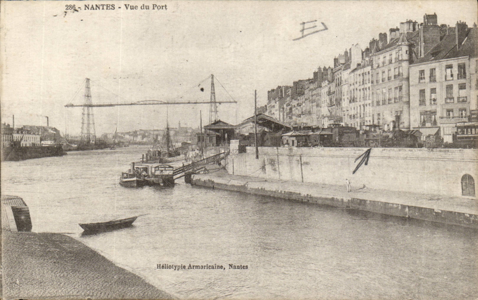 NANTES - Vue du Port — Héliotypie Armoricaine, Nantes, n° 286