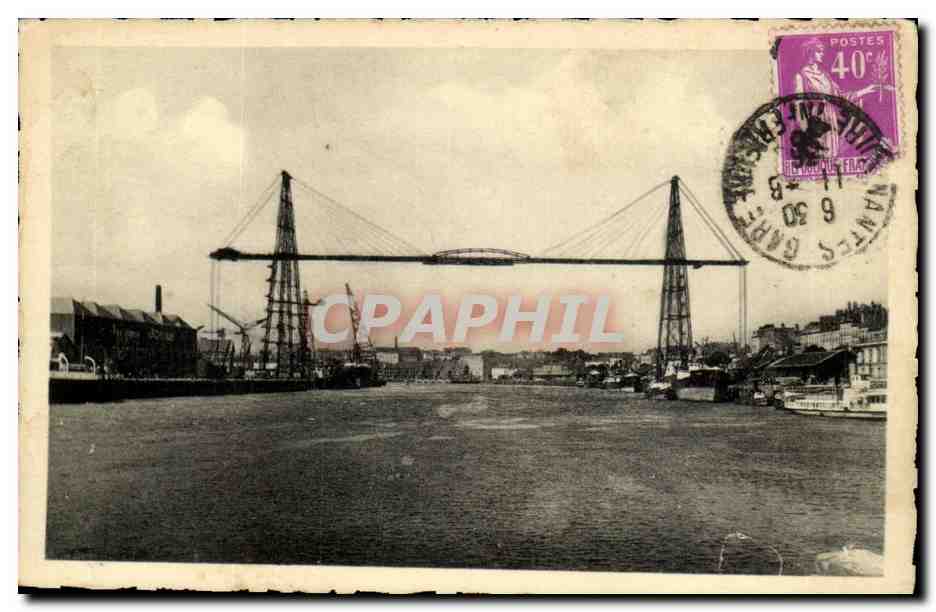 Nantes CPA Le pont transbordeur