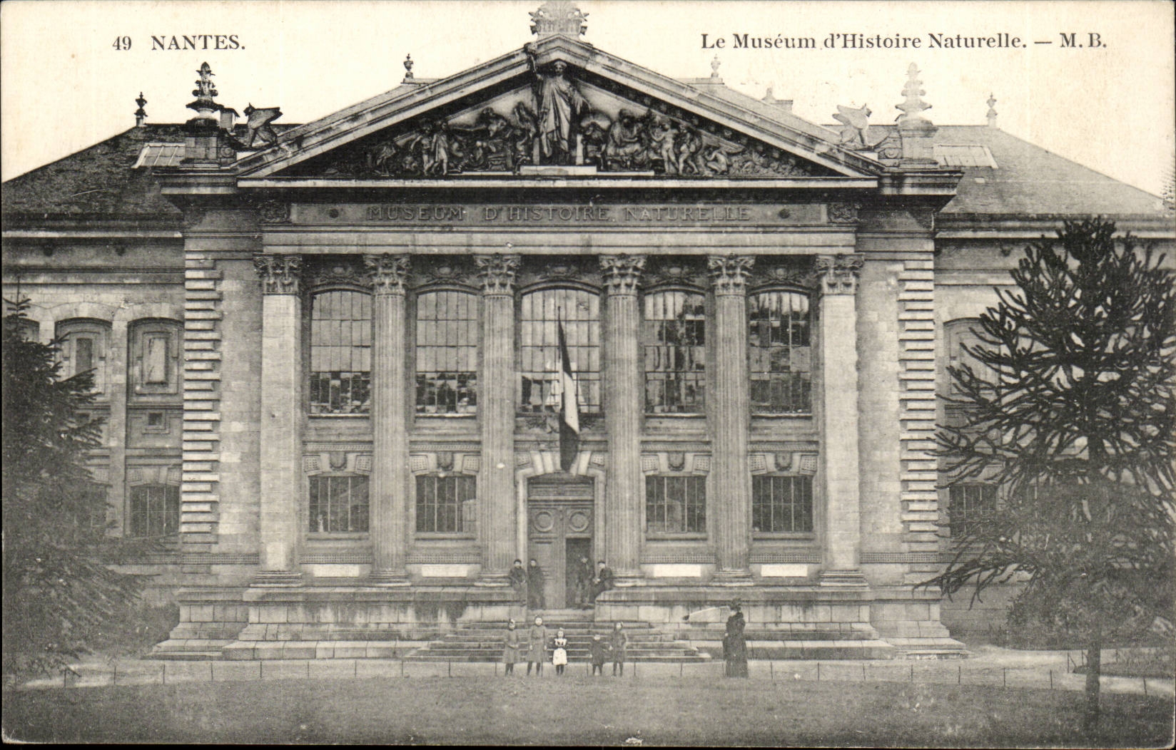 Nantes CPA Le museum d'histoire naturelle