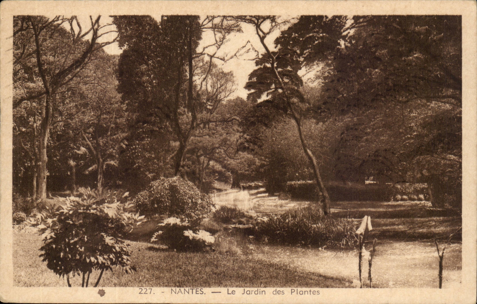 Nantes CPA le jardin des plantes