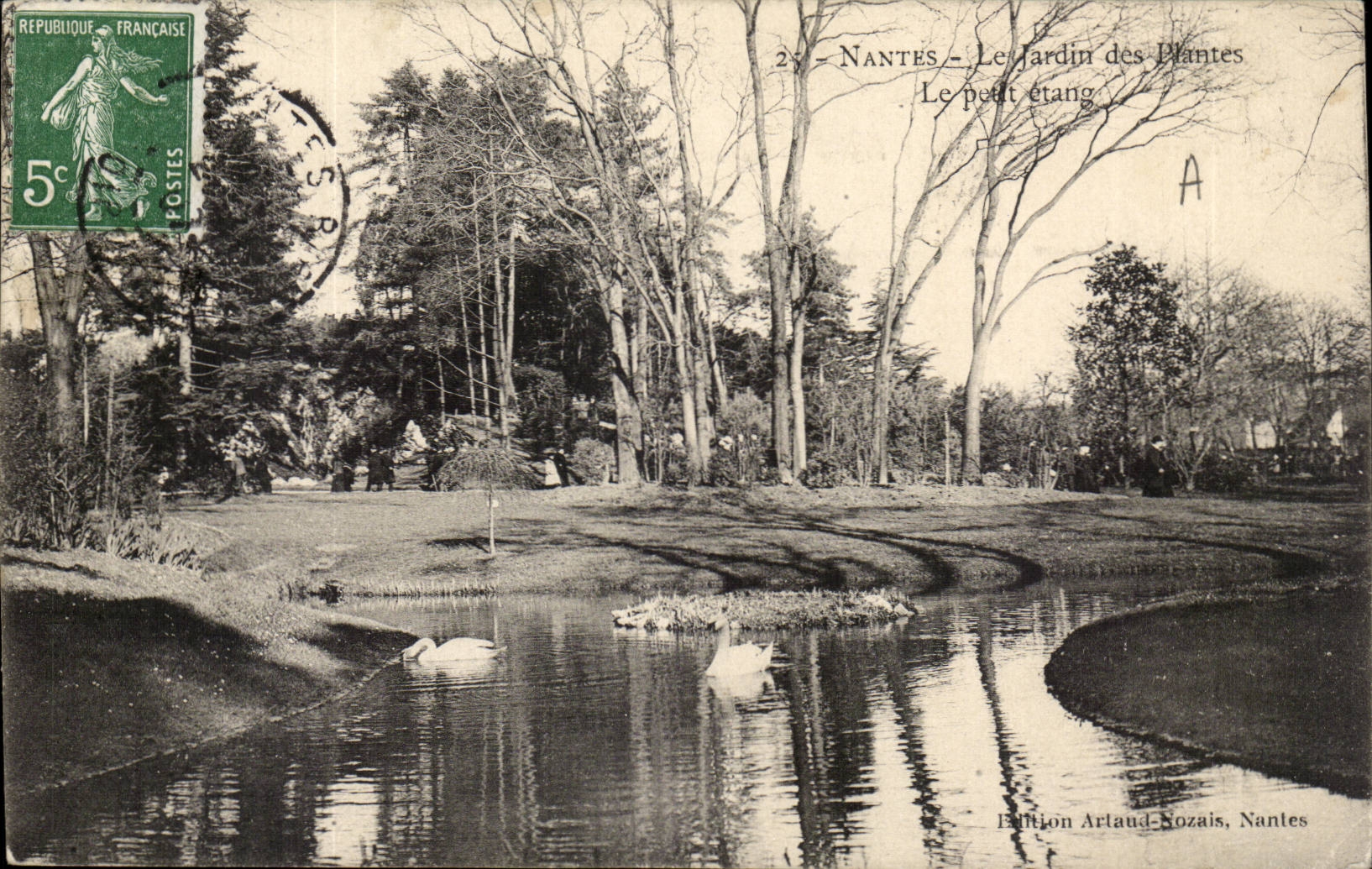 Nantes CPA Le jardin des plantes Le petit etang