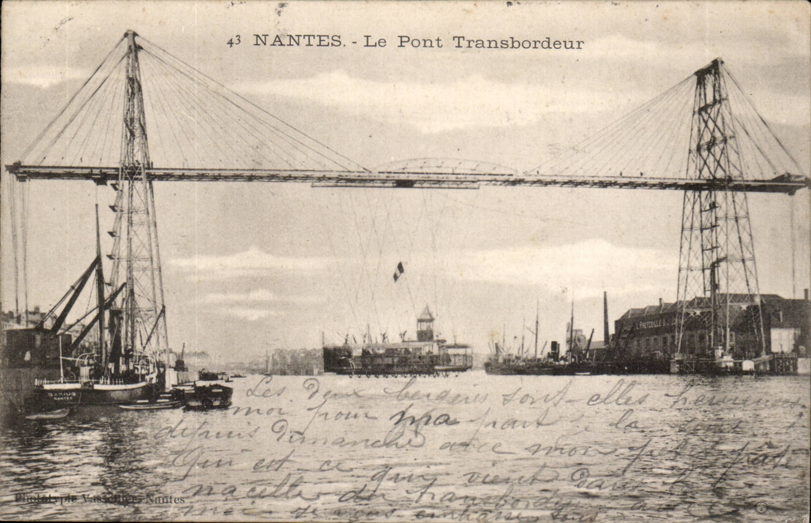 NANTES - Le Pont Transbordeur — Phototypie Vassalier Nantes, n°43