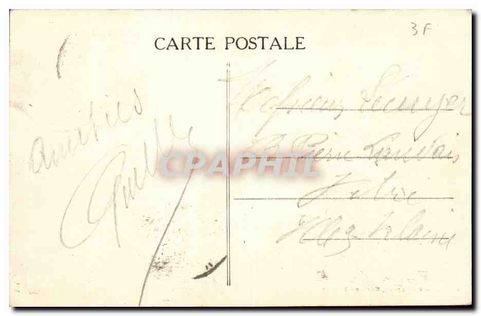 Nantes CPA La Bourse — Rückseite