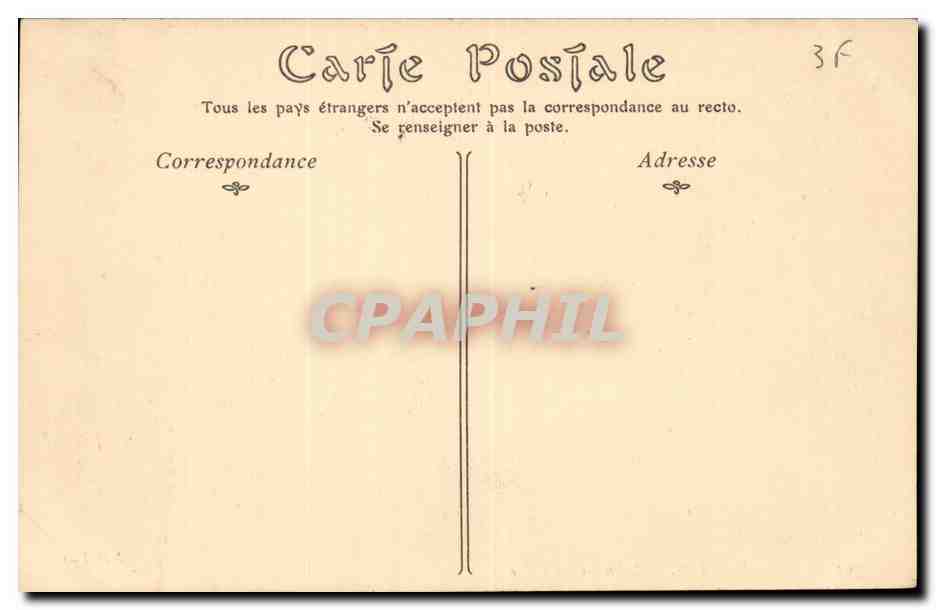 Nantes CPA L'entree du chateau — Verso