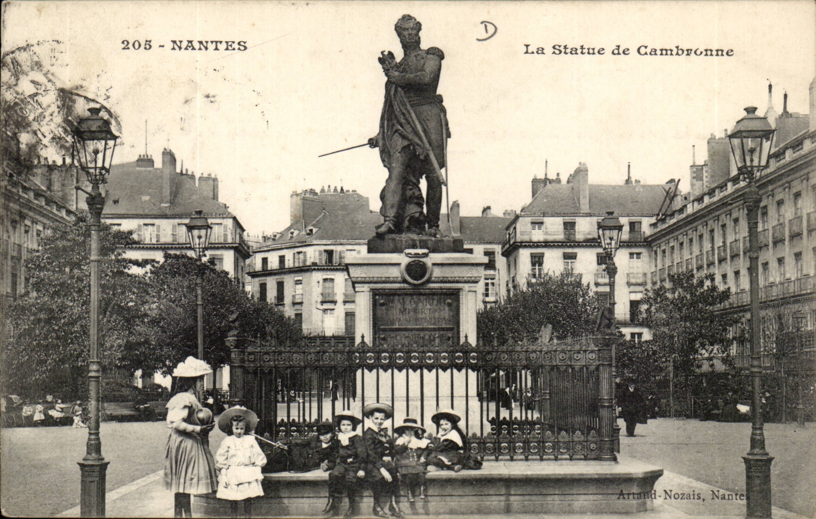 Nantes — La Statue de Cambronne — Artand-Nozais, n°205