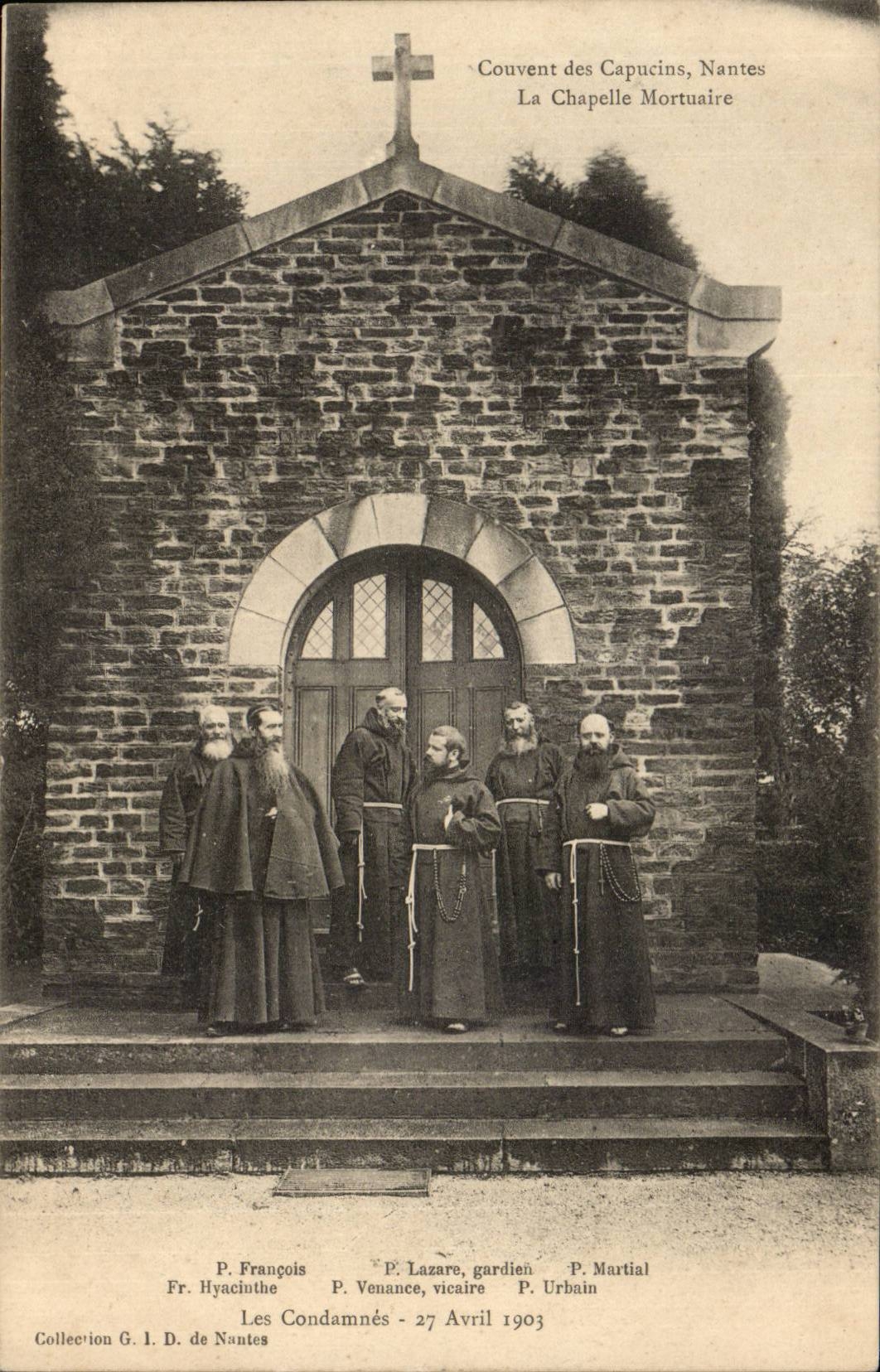 Couvent des Capucins, Nantes — La Chapelle Mortuaire — Collection G. I. D. de Nantes