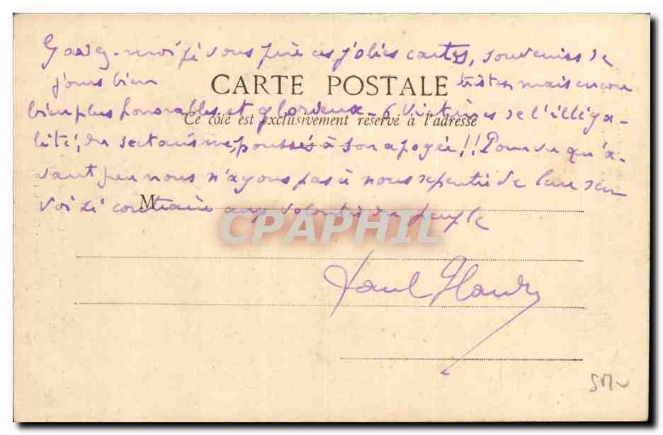 Couvent des Capucins, Nantes — La Chapelle Mortuaire — Collection G. I. D. de Nantes — Verso