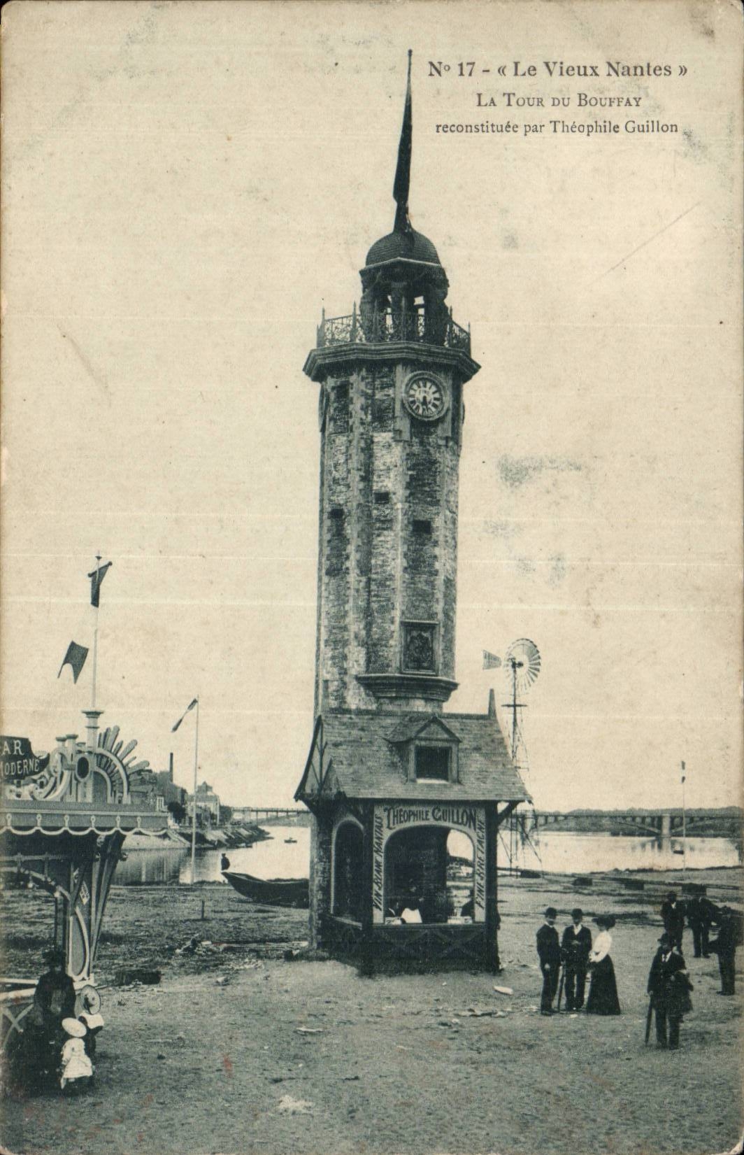 La Tour du Bouffay — reconstituée par Théophile Guillon — J. Nozans, Nantes