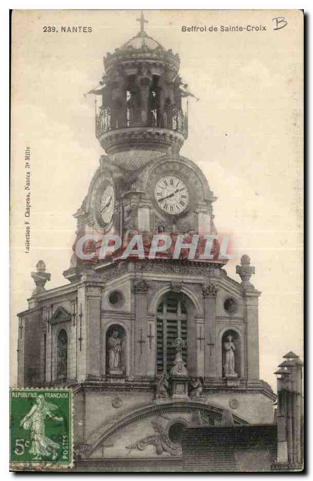 Nantes CPA Befroi de Sainte CRoix
