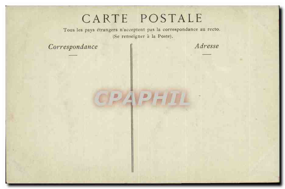 Nantes CPA Le chateau Tour des Jacobins et tour d'angle — Verso