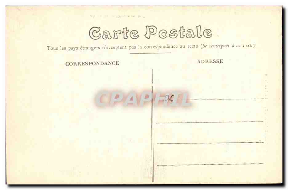 Nantes CPA La psalette pres al cathedrale — Rückseite