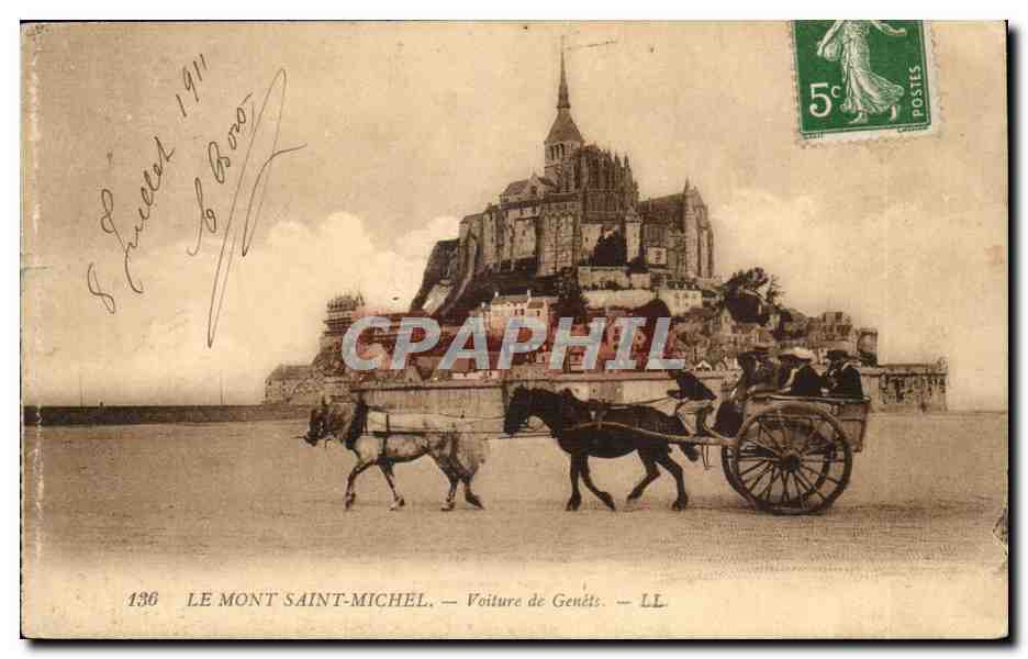 Le Mont Saint-Michel — Voiture de Genêts — LL
