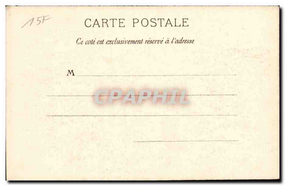 Mont saint Michel CPA LE musee Barbes dans son cachot — Verso